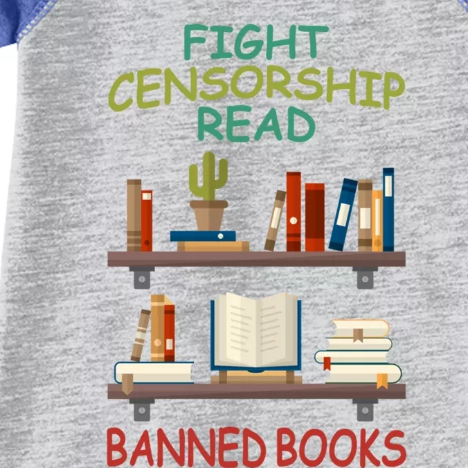 Fight Censorship Read Banned Books Gift Infant Baby Jersey Bodysuit