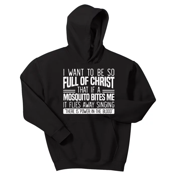 Funny Christian Religious Servant Of God Faithful Jesus Kids Hoodie