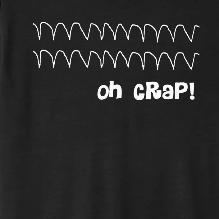 Funny Cardiac Rhythm Oh Crap Nurse ChromaSoft Performance T-Shirt