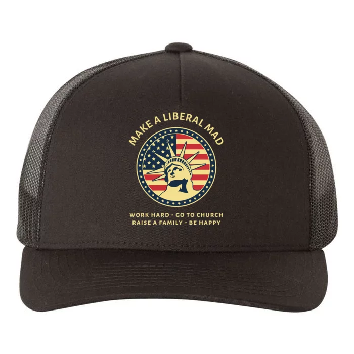 Funny Conservative Republican MAGA Gift Yupoong Adult 5-Panel Trucker Hat