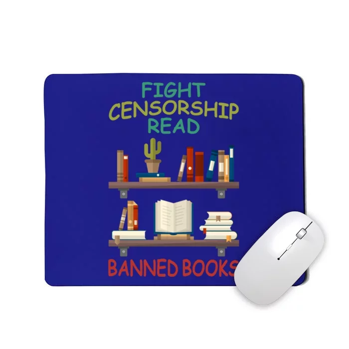 Fight Censorship Read Banned Books Gift Mousepad