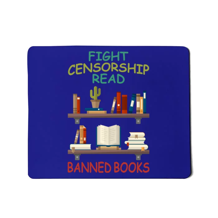 Fight Censorship Read Banned Books Gift Mousepad