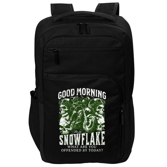 Funny Conservative Republican Anti Woke Impact Tech Backpack