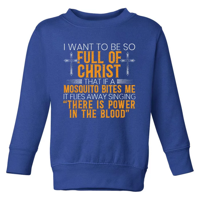 Funny Christian Religious Servant Of God Faithful Jesus Toddler Sweatshirt