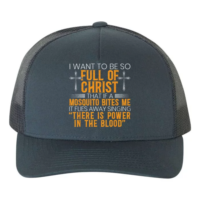 Funny Christian Religious Servant Of God Faithful Jesus Yupoong Adult 5-Panel Trucker Hat