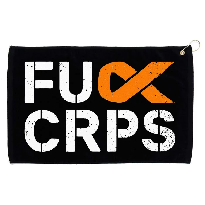 Fuck CRPS RSD Awareness Orange Ribbon Warrior Support Grommeted Golf Towel