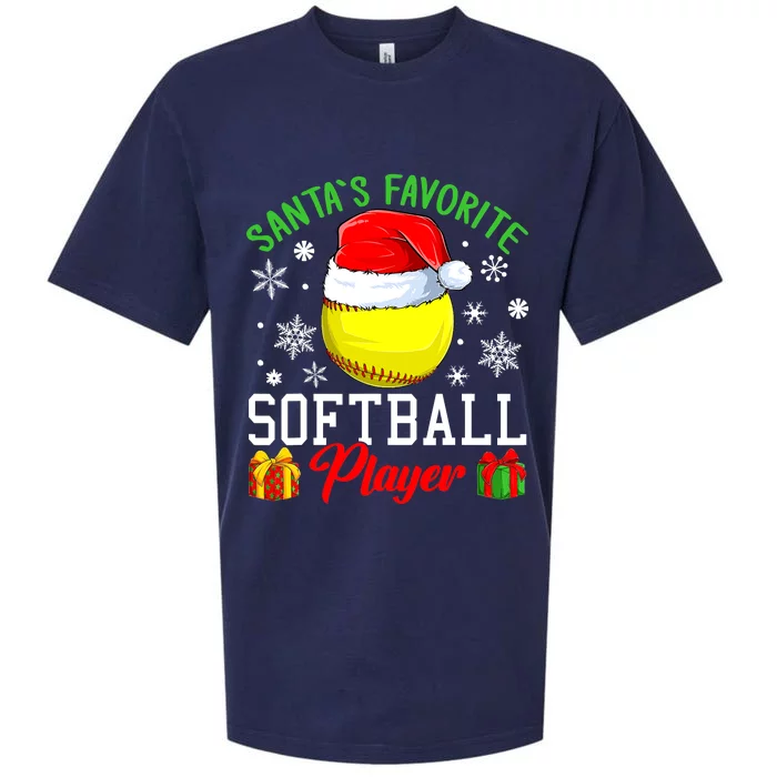 Funny Chillin' Snowman Softball Ball Ugly Christmas Sweater Sueded Cloud Jersey T-Shirt