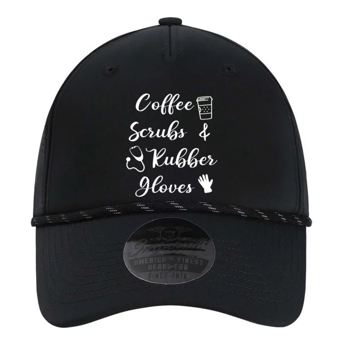 Funny Coffee Scrubs And Rubber Gloves Nurse Gift Performance The Dyno Cap