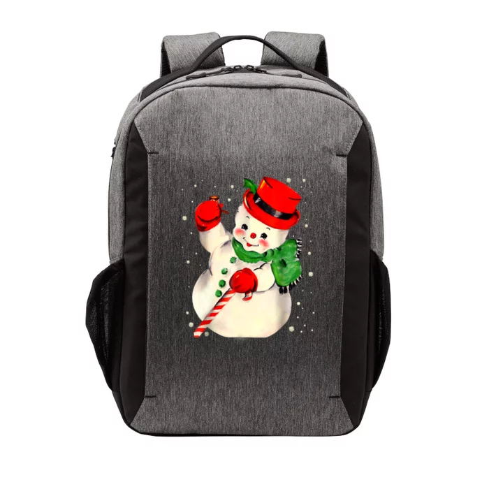 Funny Christmas Snowman Matching Family Pajama Xmas Vintage Vector Backpack