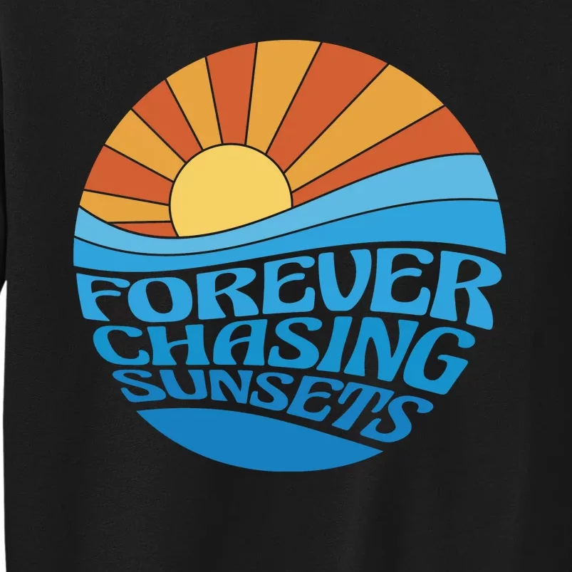 Forever Chasing Sunsets Retro Sweatshirt