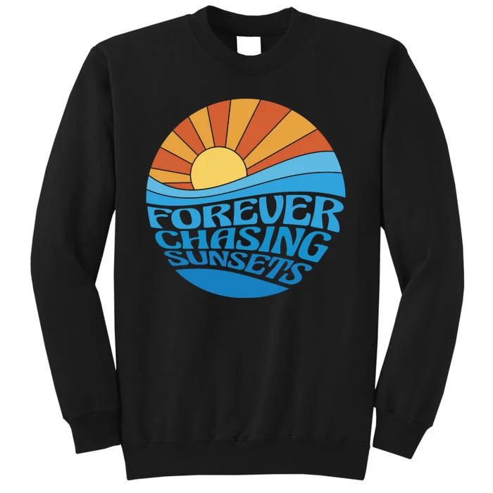 Forever Chasing Sunsets Retro Sweatshirt