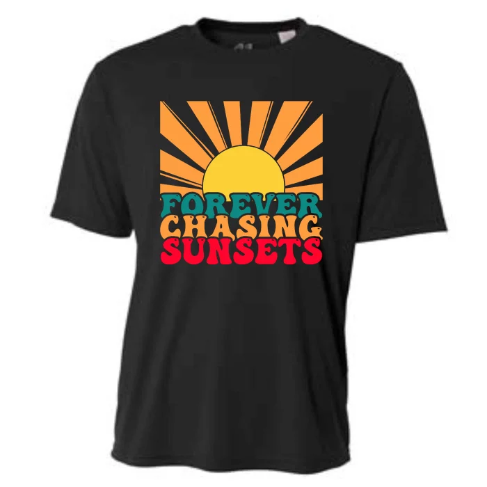 Forever Chasing Sunsets Cooling Performance Crew T-Shirt