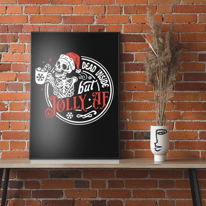 Funny Christmas Skeleton Poster