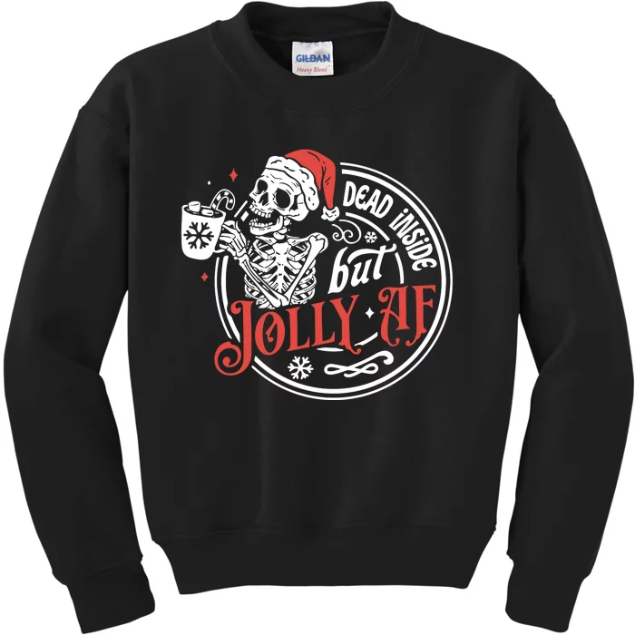 Funny Christmas Skeleton Kids Sweatshirt