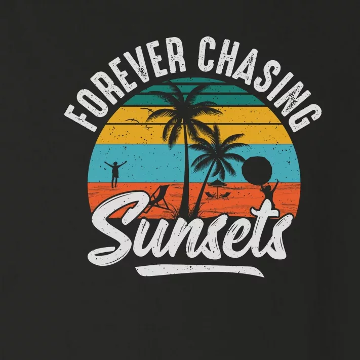 Forever Chasing Sunsets Toddler Long Sleeve Shirt