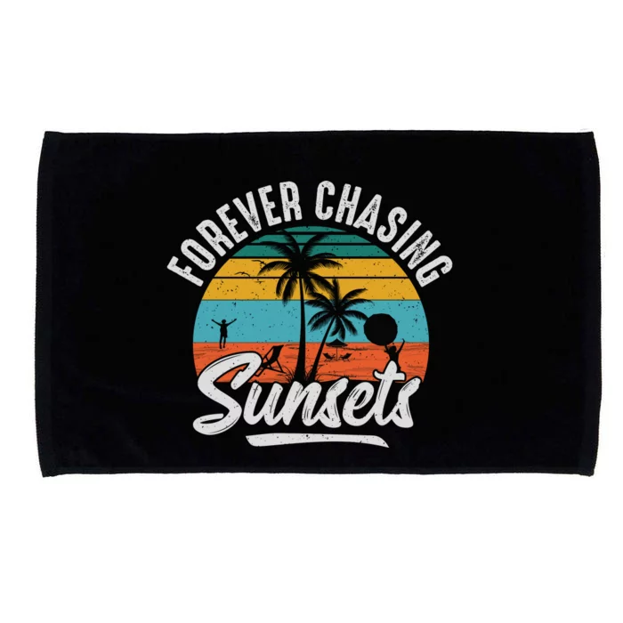 Forever Chasing Sunsets Microfiber Hand Towel