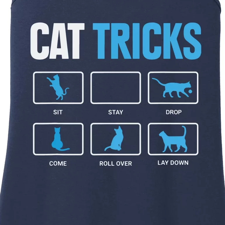 Funny Cat Sayings Cat Tricks Ladies Essential Tank