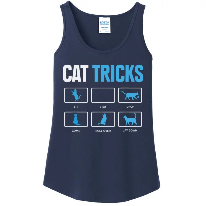 Funny Cat Sayings Cat Tricks Ladies Essential Tank