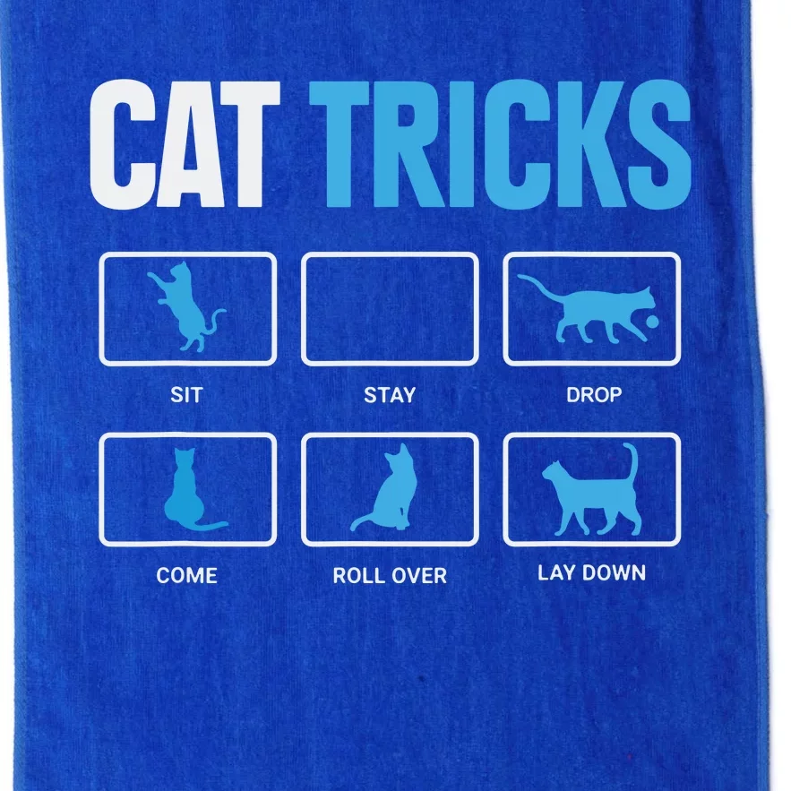 Funny Cat Sayings Cat Tricks Platinum Collection Golf Towel