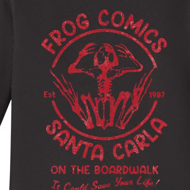 Frog Comics Santa Carla On The Boardwalk Baby Long Sleeve Bodysuit