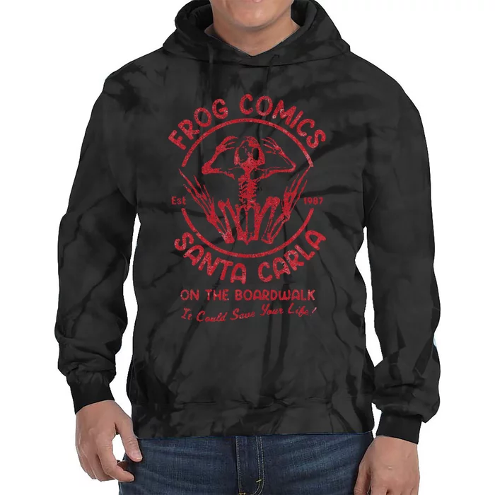 Frog Comics Santa Carla On The Boardwalk Tie Dye Hoodie