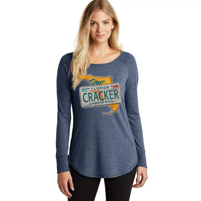 Florida Cracker Shirt Florida Strong Hurricane Ian Support Florida Women's Perfect Tri Tunic Long Sleeve Shirt