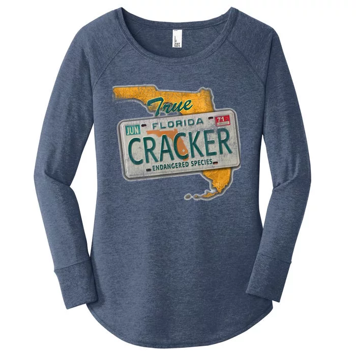 Florida Cracker Shirt Florida Strong Hurricane Ian Support Florida Women's Perfect Tri Tunic Long Sleeve Shirt