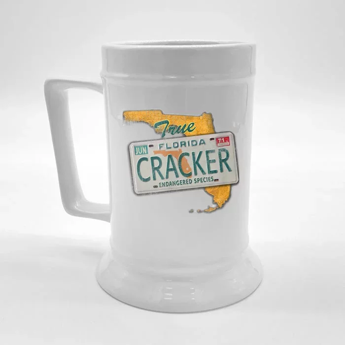 Florida Cracker Shirt Florida Strong Hurricane Ian Support Florida Front & Back Beer Stein