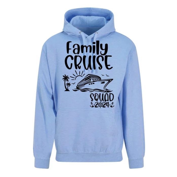 Family Cruise Squad 2024 Family Holiday Matching Cruise Unisex Surf Hoodie