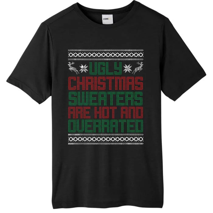 Funny Christmas Shirts For Ugly Sweater Party ChromaSoft Performance T-Shirt