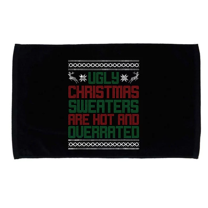 Funny Christmas Shirts For Ugly Sweater Party Microfiber Hand Towel