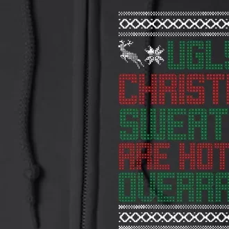 Funny Christmas Shirts For Ugly Sweater Party Full Zip Hoodie