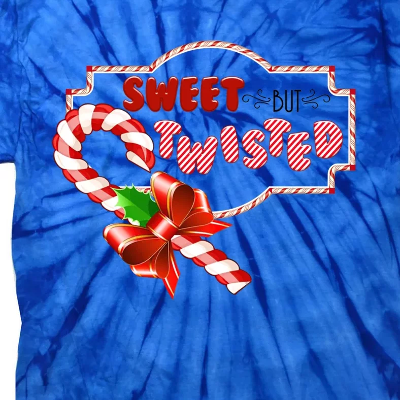 Funny Christmas Sweet But Twisted Candy Cane Xmas Costume Great Gift Tie-Dye T-Shirt