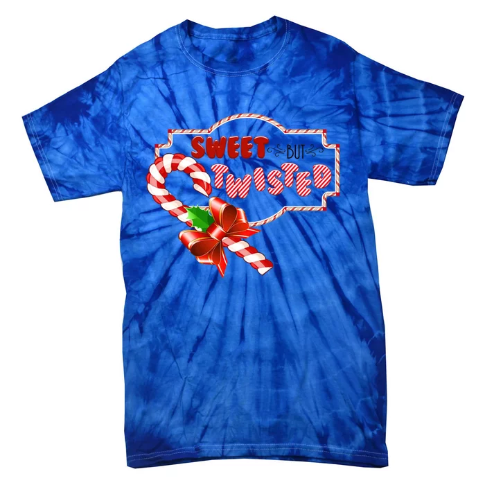 Funny Christmas Sweet But Twisted Candy Cane Xmas Costume Great Gift Tie-Dye T-Shirt