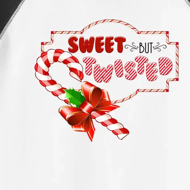 Funny Christmas Sweet But Twisted Candy Cane Xmas Costume Great Gift Toddler Fine Jersey T-Shirt