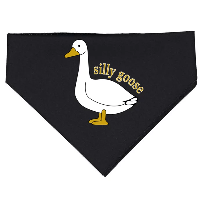 Funny Cute Silly Goose Trendy Clothing USA-Made Doggie Bandana