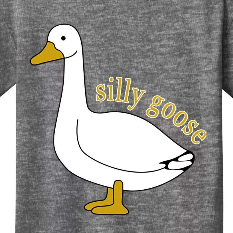 Funny Cute Silly Goose Trendy Clothing Kids T-Shirt