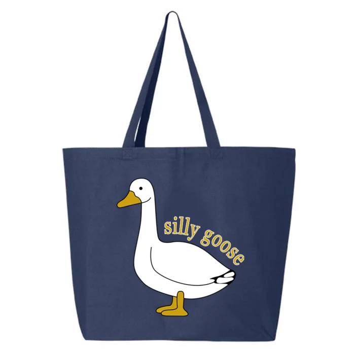 Funny Cute Silly Goose Trendy Clothing 25L Jumbo Tote