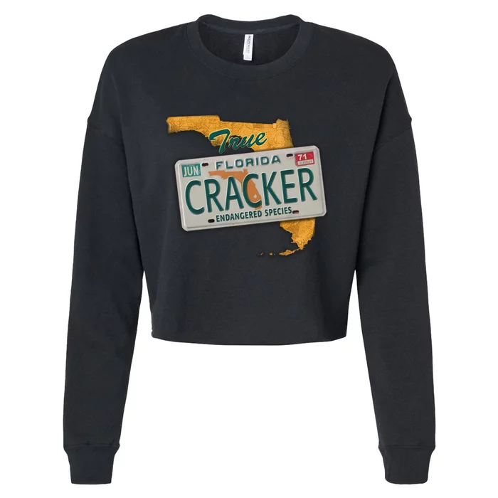 Florida Cracker Shirt Florida Strong Hurricane Ian Support Florida Cropped Pullover Crew