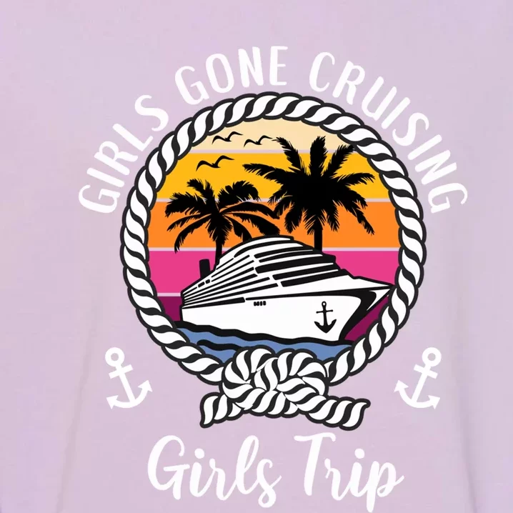 Funny Cruise Squad Trip Gone Cruising Gift Garment-Dyed Sweatshirt