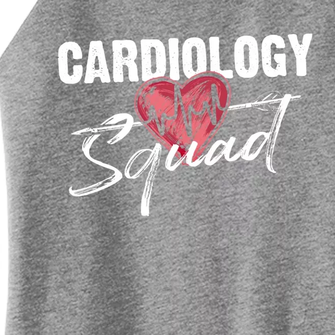 Funny Cardiology Squad Gift For Cardiovascular Technologists Cute Gift Women’s Perfect Tri Rocker Tank