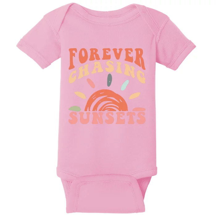 Forever Chasing Sunsets Baby Bodysuit