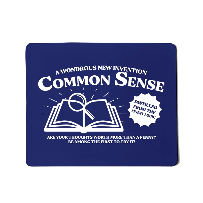 Funny Common Sense Advertisement Mousepad