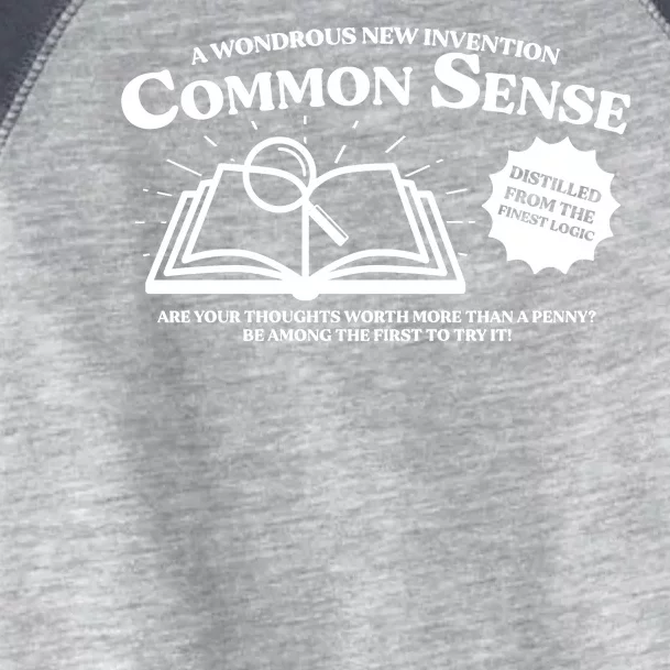 Funny Common Sense Advertisement Toddler Fine Jersey T-Shirt