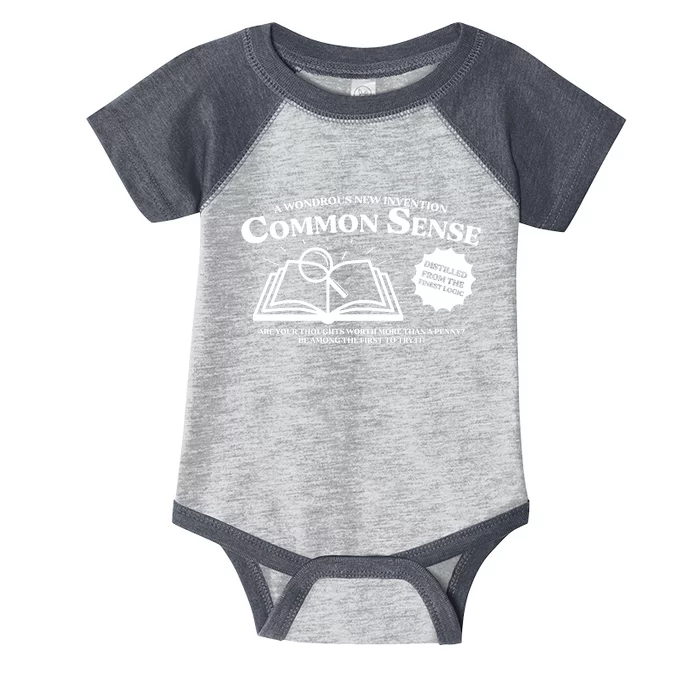 Funny Common Sense Advertisement Infant Baby Jersey Bodysuit