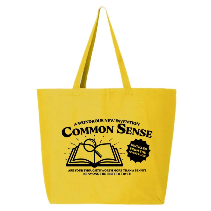 Funny Common Sense Advertisement 25L Jumbo Tote