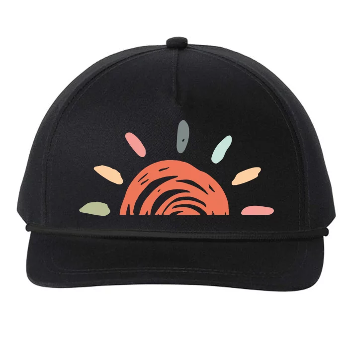 Forever Chasing Sunsets Snapback Five-Panel Rope Hat