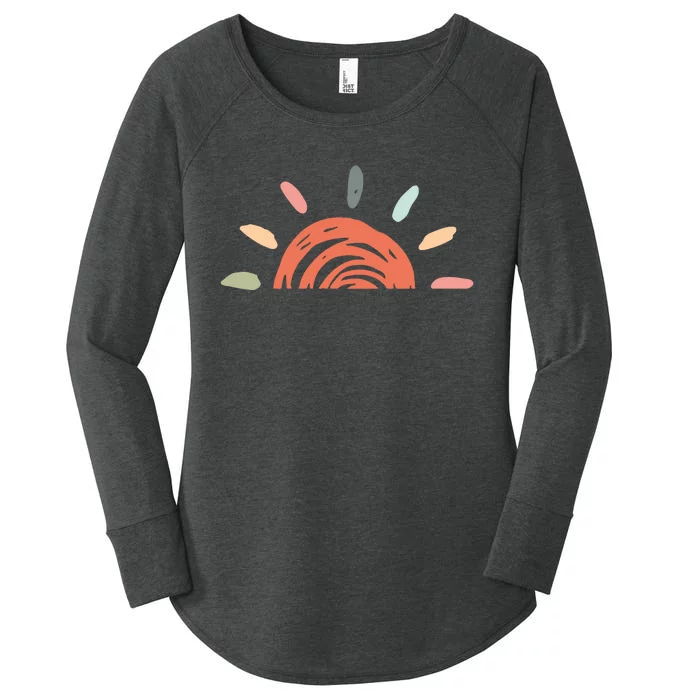 Forever Chasing Sunsets Women's Perfect Tri Tunic Long Sleeve Shirt