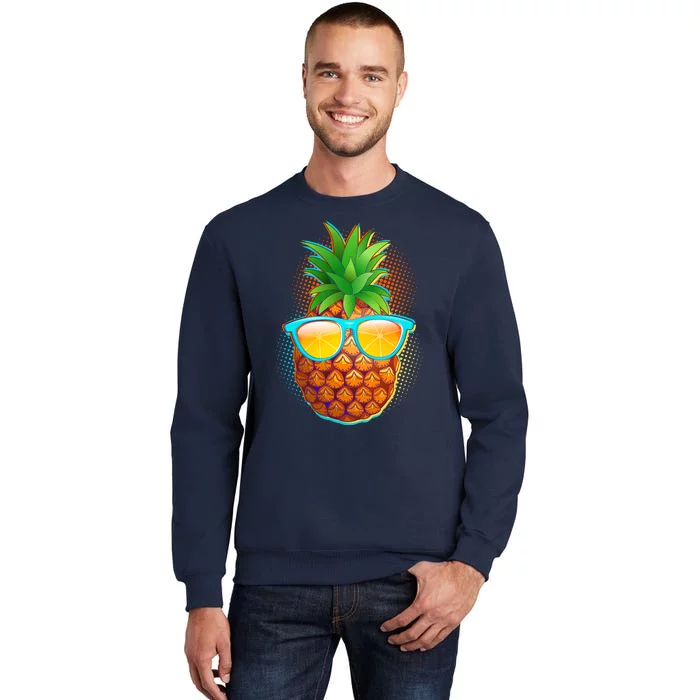 Funny Cool Summertime Pineapple Tall Sweatshirt