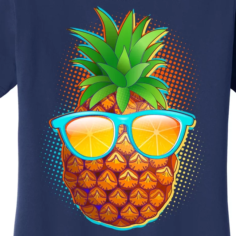 Funny Cool Summertime Pineapple Women's T-Shirt